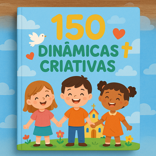 Crianças felizes aprendendo na catequese